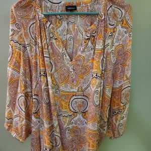 Jones and company jones new york long sleeve blouse